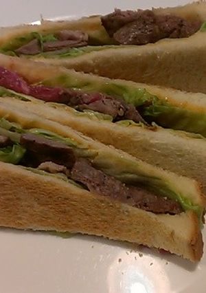 焼肉ＨＯＴサンド-レシピのメイン写真