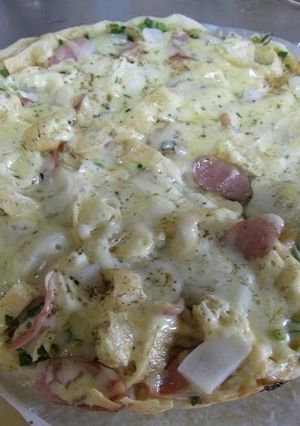 ネギ好きに！照り焼き和風ピザ-レシピのメイン写真