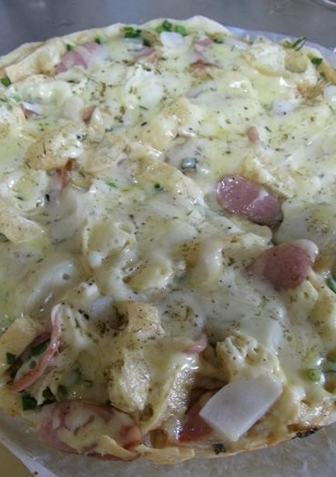 ネギ好きに！照り焼き和風ピザ-レシピのメイン写真