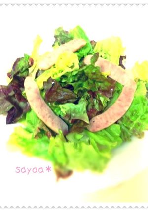 ソーセージはレンジでカロりーダウン！-レシピのメイン写真