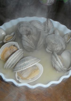 オニアサリの白ワイン蒸し-レシピのメイン写真