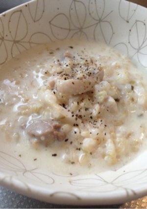クリームリゾット風ご飯-レシピのメイン写真
