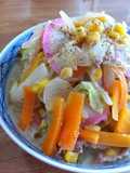 野菜たっぷり‼お家でちゃんぽん麺！