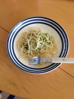 簡単すぎる!水菜の塩だれパスタ!-レシピのメイン写真