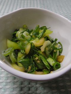 レンジで簡単♪ 青梗菜の中華風和えもの-レシピのメイン写真