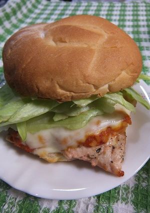 トマト鶏バーガー-レシピのメイン写真