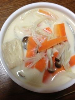 きのこと野菜の豆乳スープ-レシピのメイン写真