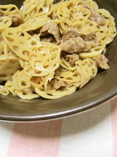牛肉とれんこんのきんぴら-レシピのメイン写真