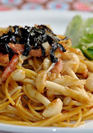 ☆醤油麹で作るまろやか和風きのこパスタ-レシピのメイン写真