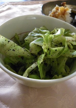 野菜不足を補おう・キャベツの胡麻和え-レシピのメイン写真