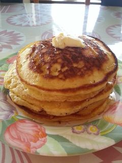 ホットケーキミックスでふわふわパンケーキ-レシピのメイン写真
