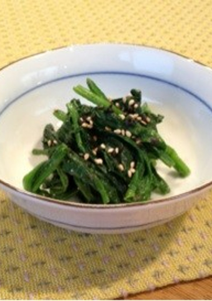 ほうれん草のごま和え-レシピのメイン写真