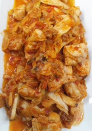 チキンのトマト煮込み-レシピのメイン写真