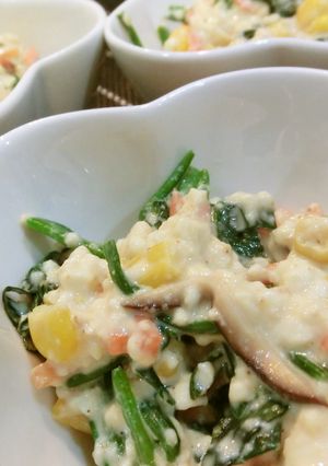 簡単おかず…お野菜たっぷり白和え-レシピのメイン写真