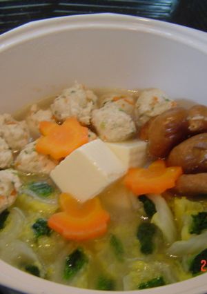 酒粕入り鶏団子鍋-レシピのメイン写真