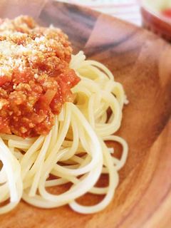 【簡単】ミートソーススパゲティ-レシピのメイン写真