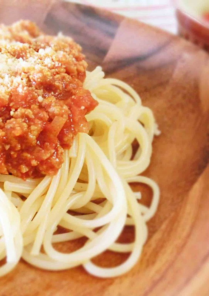 【簡単】ミートソーススパゲティ-レシピのメイン写真