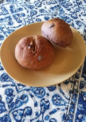赤ワイン(サングリア)のふわもちパン♡-レシピのメイン写真