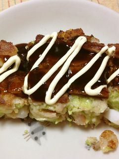 ふわカリお好み焼き-レシピのメイン写真