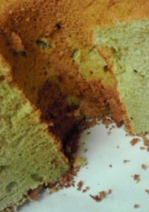 抹茶シフォンケーキ-レシピのメイン写真