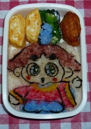 キャラ弁　おじゃる丸-レシピのメイン写真