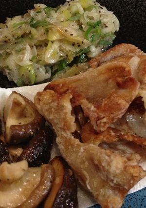 カリカリ豚肉のねぎ塩タレ-レシピのメイン写真