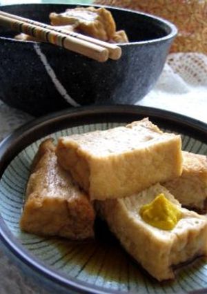 厚揚げの和辛子煮。-レシピのメイン写真