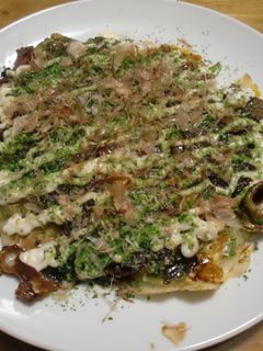ホルモン入りねぎ焼き(お好み焼き風)-レシピのメイン写真