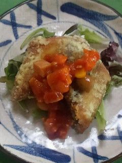 鰤のカレー竜田揚げの豆ミネがけ-レシピのメイン写真