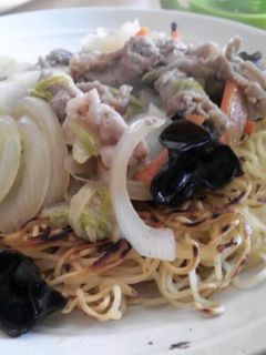 ラーメンで作る!あんかけ焼きそば!-レシピのメイン写真