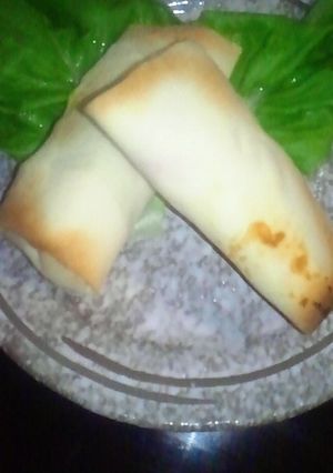 グリル使い☆ピザ風焼き春巻き☆-レシピのメイン写真