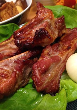 豚肉骨付きスペアリブのオーブン焼き-レシピのメイン写真