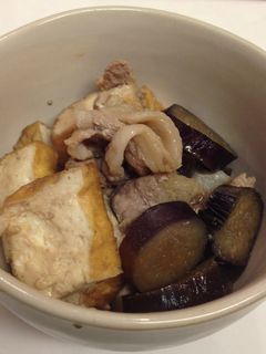 厚揚げとナスのかんたん煮物-レシピのメイン写真