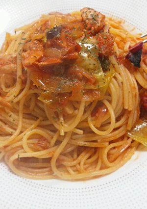 ★タコのトマトソースパスタ★-レシピのメイン写真