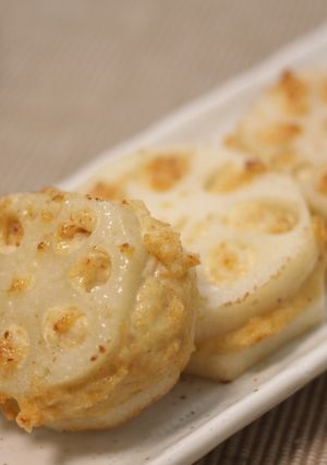 レンコンの挟み揚げ-レシピのメイン写真
