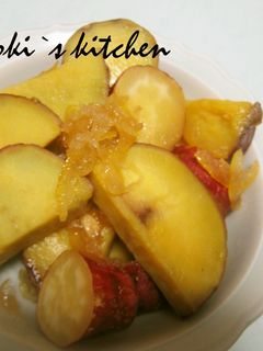 さつまいもの柚茶煮~レモン替わり♪-レシピのメイン写真