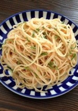 超カンタン！明太子スパゲッティ-レシピのメイン写真