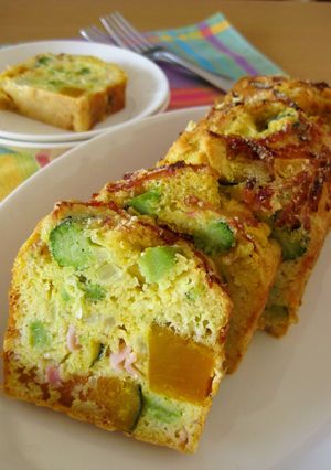 カボチャとブロッコリーのケークサレ-レシピのメイン写真