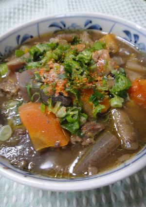 圧力鍋で♪　根菜たっぷり☆すじこん-レシピのメイン写真