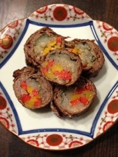 もやしの牛肉巻き♥パプリカ入り-レシピのメイン写真