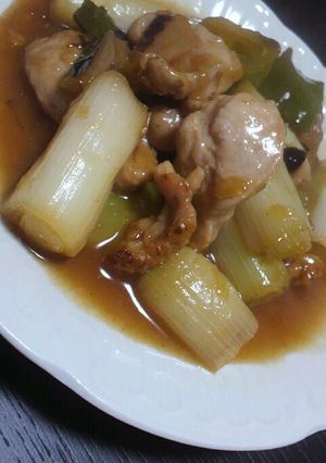 長ネギと鶏胸肉のめんつゆあんかけ-レシピのメイン写真