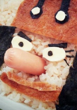 ワンピース☆長っ鼻ウソップのキャラ弁♪-レシピのメイン写真