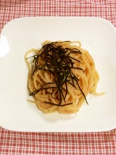 簡単!すぐできる明太子スパゲッティ-レシピのメイン写真