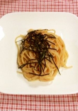 簡単！すぐできる明太子スパゲッティ-レシピのメイン写真