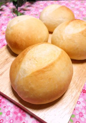 中力粉でふわふわ丸パン-レシピのメイン写真