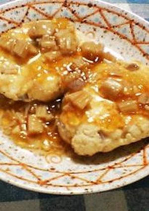 低カロリーおかず★あんかけおからハンバーグ-レシピのメイン写真