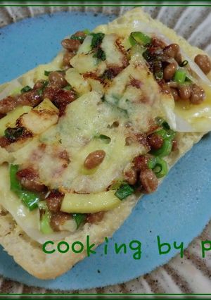 納豆ネギ餅-レシピのメイン写真