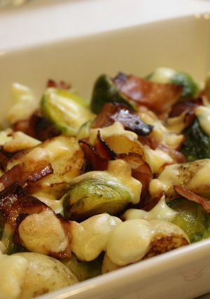 芽キャベツとしんじゃがのチーズ焼き-レシピのメイン写真