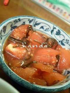 簡単!和えるだけ!塩昆布トマト-レシピのメイン写真