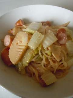 白菜&タケノコの和風パスタ-レシピのメイン写真